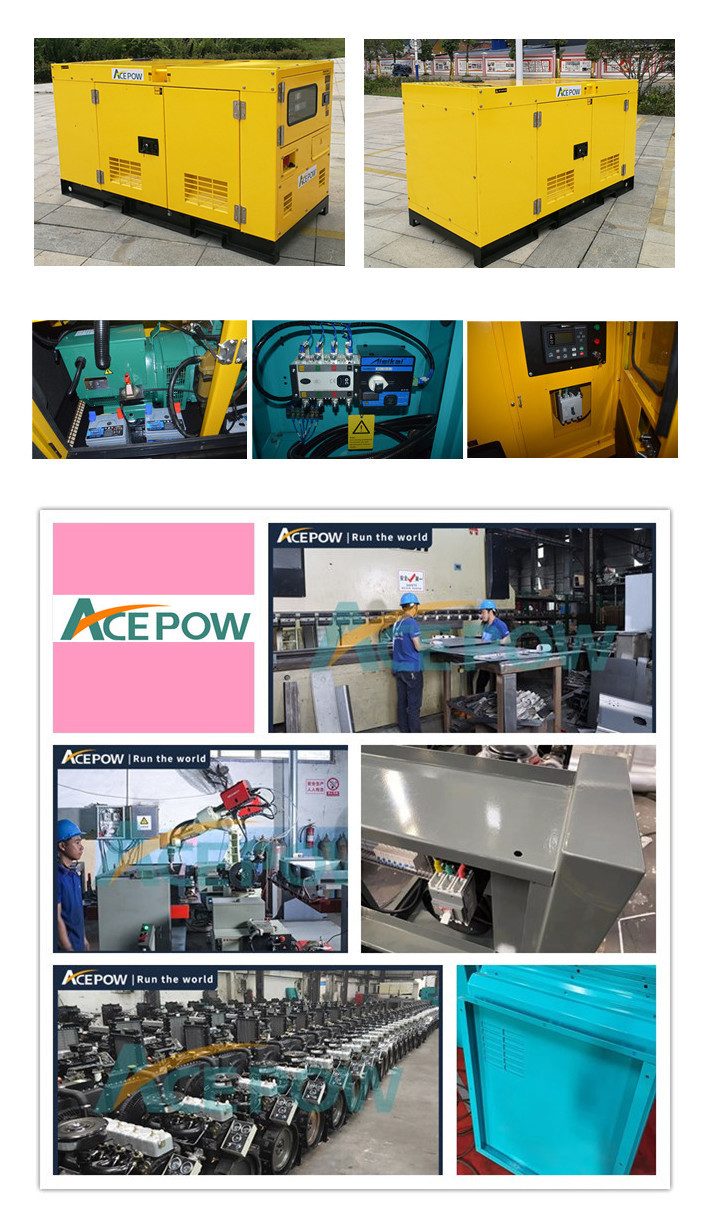 Three Phase 20KVA 15KW Canopy Diesel Generator