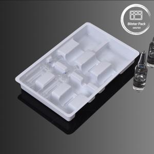 Quality Medical Vacuum Formed Plastic Trays For 6 Injections Blister Packaging For 5ml And 10ml Vials wholesale