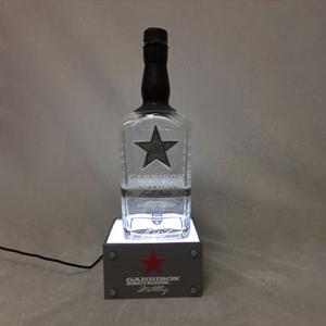 Quality Whisky Alcohol Display Acrylic Bottle Glorifiers LED Light Base wholesale