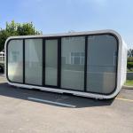 Apple Cabin Prefab House 20ft 40ft Size Optional Color Custom White