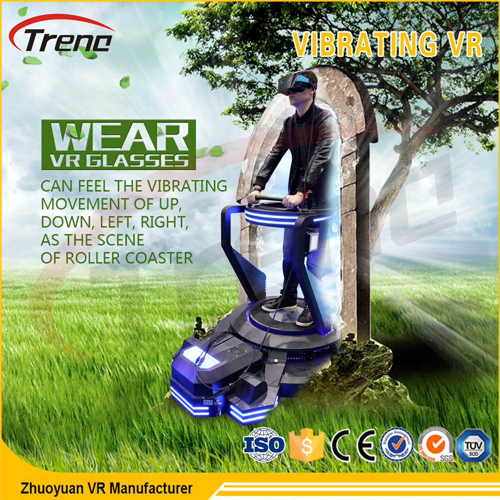 500W Vibrating VR Simulator , Children 9D VR Game Machine With HD VR Glasses