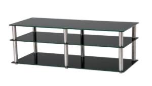 Quality contemporary rectangle black tv stand xyts-006 wholesale