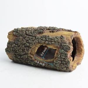Quality Wood House Betta Fish Aquarium Decoration Items wholesale