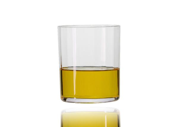 Clear 8.5cm Lead Free Crystal Whiskey Glasses , Smooth Mouth 7 Oz Whiskey Glass