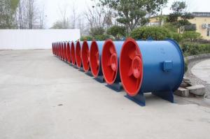 Quality ISO9001 Cold Rolled Steel Fireproof Extractor Fan Horizontal Roof Type wholesale