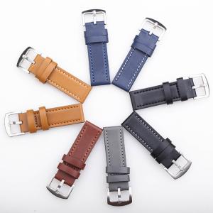 Quality ALK Vintage Cow Leather Watch Band Bracelet multicolors Strap pin buckle Watchband belt accessories brown 18mm 20mm 22 wholesale