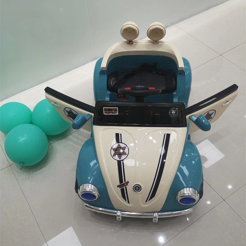 Beetle Children's Electric Ride on Car 4 Wheels Princess Pink Carton Size 101*54.5*33CM