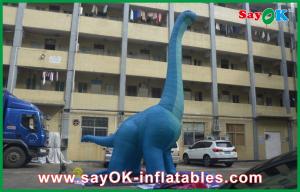 Quality 10m Blue Large Inflatable Dinosaur PVC Waterproof Blow Up Cartoon Characters Dragon wholesale