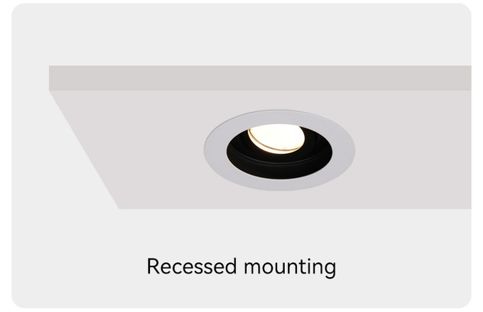 Recessed Spotlight Downlight Frame Anti-Glare GU10 MR16 Commercial Adjustable