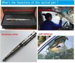 TC4 Outdoor Compact Titanium Tactical Pen Polishing Surface With Tungsten Tools