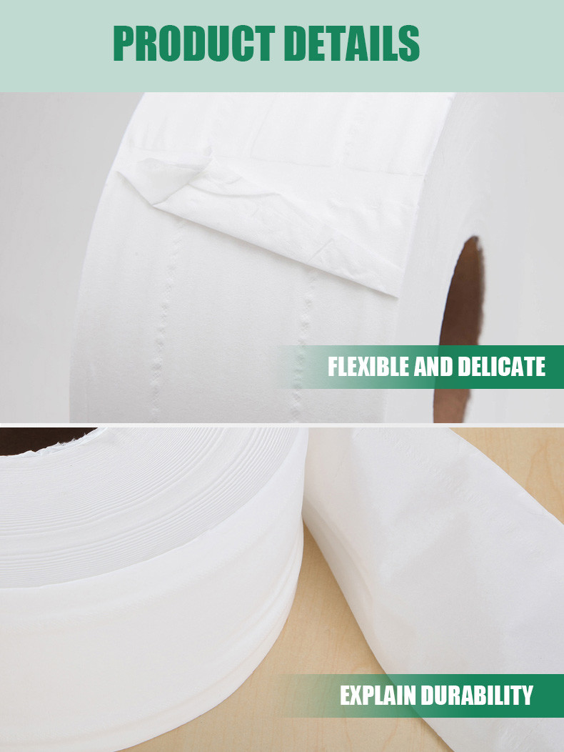 Office Printed 3 Ply Tissue Toilet Paper 120mm*91mm