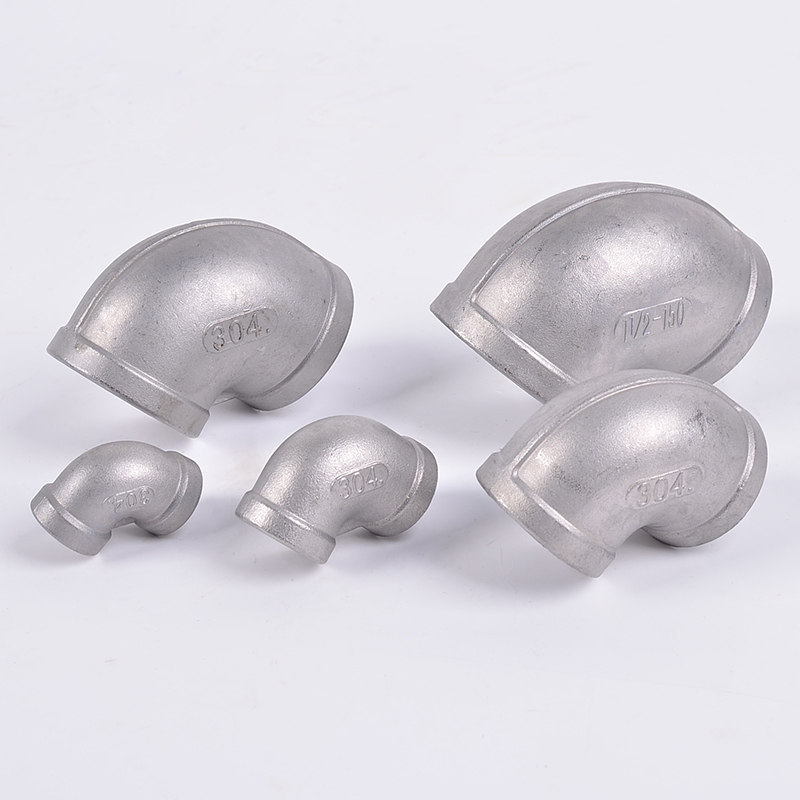 1/4''-4.0'' Equal Sanitary Stainless Steel 201 304 90 Degrees Elbow Female Pipe Fitting