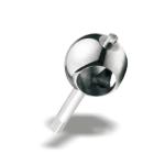 Valves Spare Parts 201/304/316L Stainless Steel Long-handled Ball for Durable