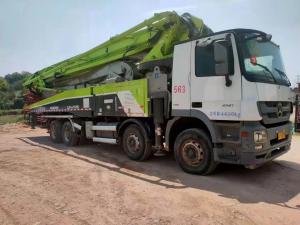 Quality 1540mm Feeding Height Semi-Dry Shotcrete Original 2018 Zml 56m Concrete Pump Truck wholesale