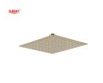 Stainless Steel Rainshower SUS304 Square Golden Gold Color Bathroom Column 8" 10