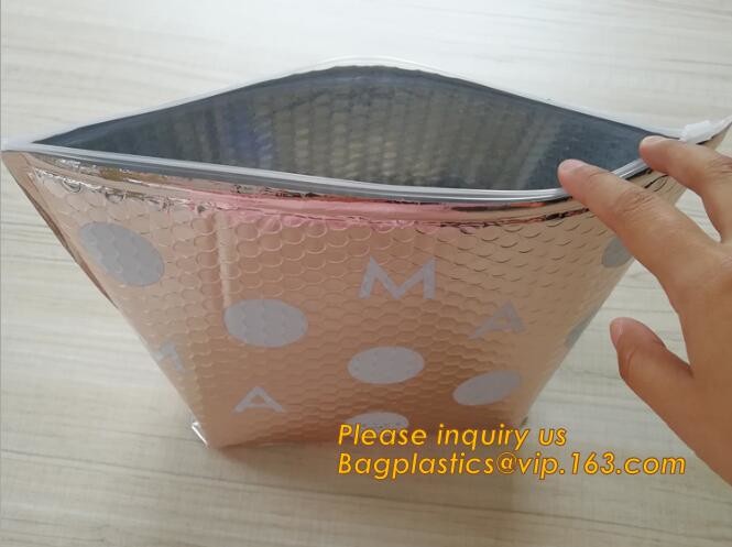 Cosmetic Pink Slider Padded Bag/Silver k Bag With Bubble,Padded Envelopes Cheap Aluminium Foil k Holographic