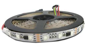 Quality 5V / 12V Dimmable RGB LED Strip Lights , WS2818 IC Commercial Outdoor LED Rope Lights wholesale
