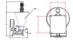 Powder Granule Loss-In-Weight Scale Feeder Stainless Steel Twin-screw Design
