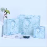 Marble Pattern Business Gift Paper Bag Portable Shopping Clothing Packaging Bag