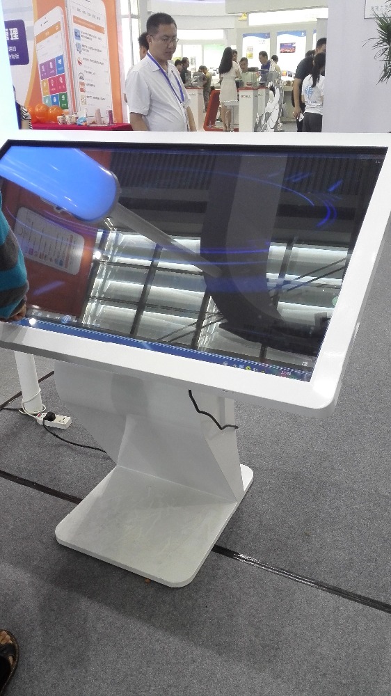 49" inch ground standing monitor touchscreen interactive Computer Android Win10/11 OS OEM ODM