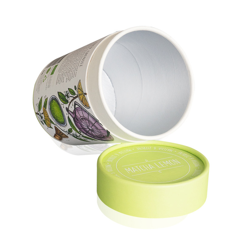70mm 80mm Dia Custom Cardboard Tube Packaging Hot Stamping