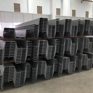 Quality High Strength Steel Sheet Pile PaintedVaried Weight For Construction Projects wholesale