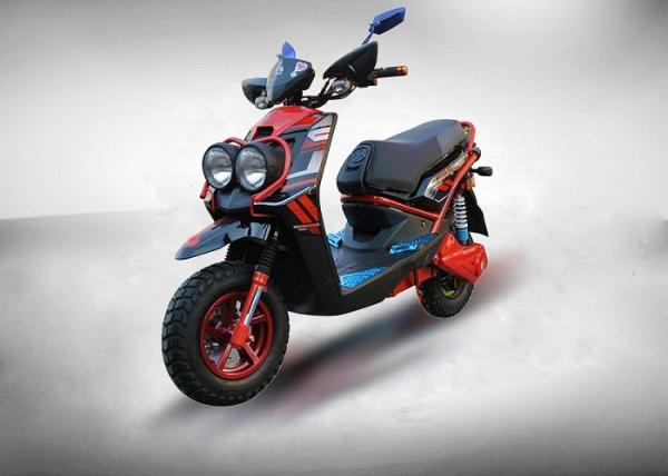 Battery Operated Electric Motorcycle Scooter Plastic Body 72V 1000W 20AH Lead -