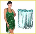 Colorful fashionable custom sequins rayon fringe tassel trimming for dancewear