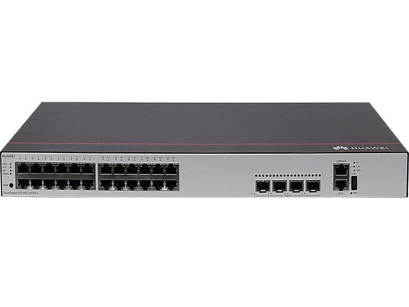 S5735-S24T4XE-V2 Enterprise CloudEngine Network Switches Stock and 24 10/100/1000 Ports