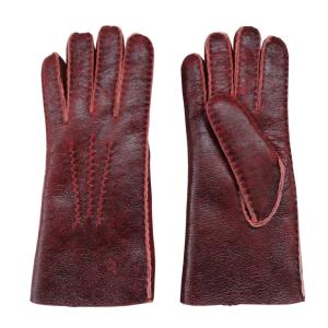 Quality Christmas Gift Stock Merino Lamb fur Shearling Sheepskin Gloves for Women wholesale