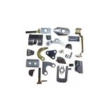 Black Precision Sheet Metal Stamping Parts Dacromet For Telecom