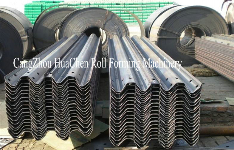 Hydraulic Automatic Highway Guardrail Roll Forming Machinery with CE Certificate