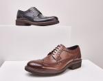 Classic Wedding Leather Mens Shoes , Lace Up Mens Casual Leather Shoes