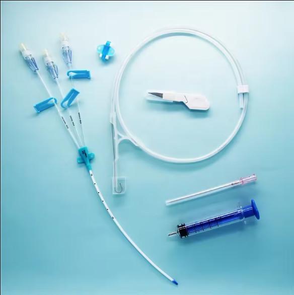 Central Venous Catheter Triple Lumen Medical CVC Kit For Medication Administrati