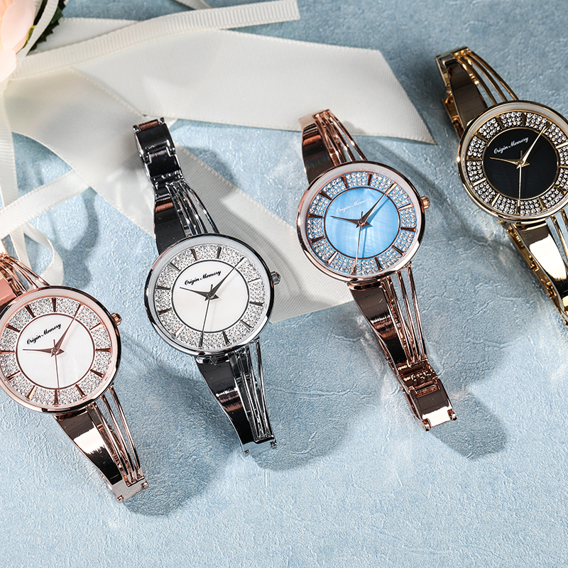 2021 Luxury Quartz Wrist Watches Customize Logo Women Alloy Watches Ladies Simple Watch Chinese Cheap Wholesale Factory