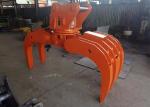 High Speed Excavator Claw Attachment , Log Grapple Rotator Hitachi ZX450 Large