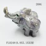 Lovely elephant beautiful enamel small jewelry box drawer handles for gift