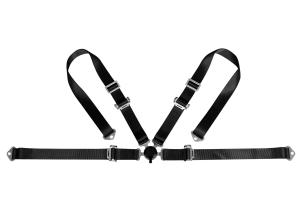 Quality 4 Point Static Racing Safety Belts In Black , Red , Blue , Yellow , Gray wholesale