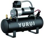 Fancy Portable Compressed Air Tank Black Metal 1.5 gallon air tank