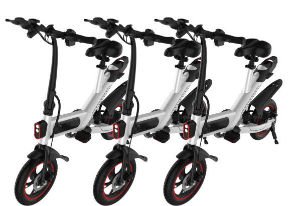 Beautiful 12 Inch Aluminum Folding Electric Bike Max Load 120 Kgs With