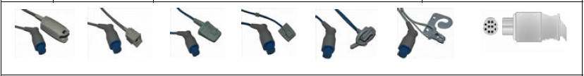 Datex Pediatric Reusable Spo2 Sensors DB9 9Pin or Rou 10Pin Spo2 Probe