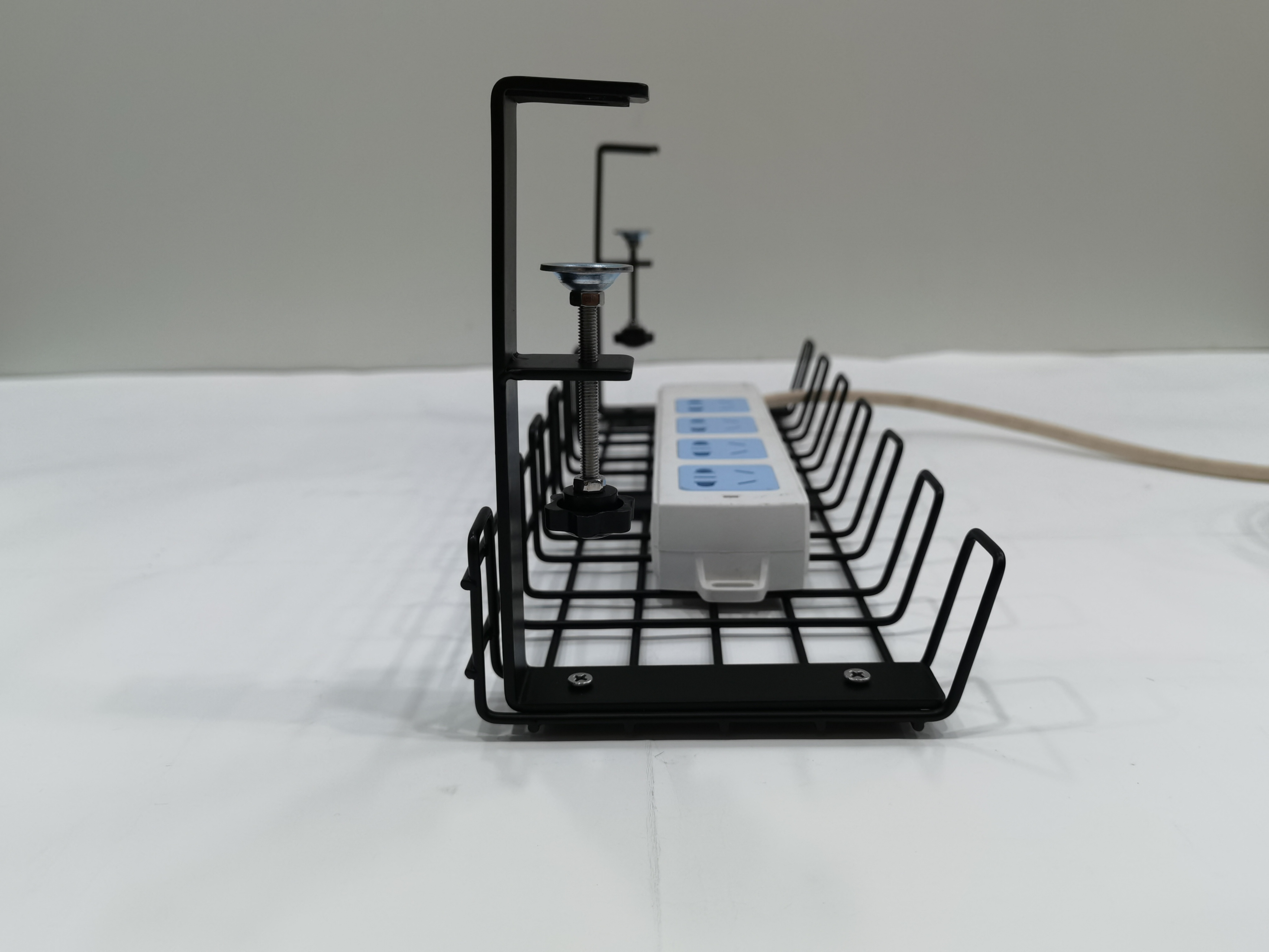 Adjustable Under Desk Cable Management Tray For Interior Office Living Room Furniture