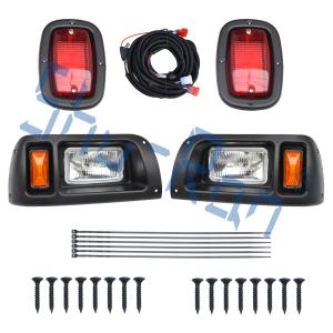 Quality Golf Cart Halogen Headlight And LED Red Taillight Kit Compatible With Club Car DS wholesale