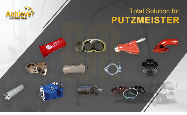 261123001 26976000 Putzmeister Concrete Pump Parts Spectacle Wear Plate
