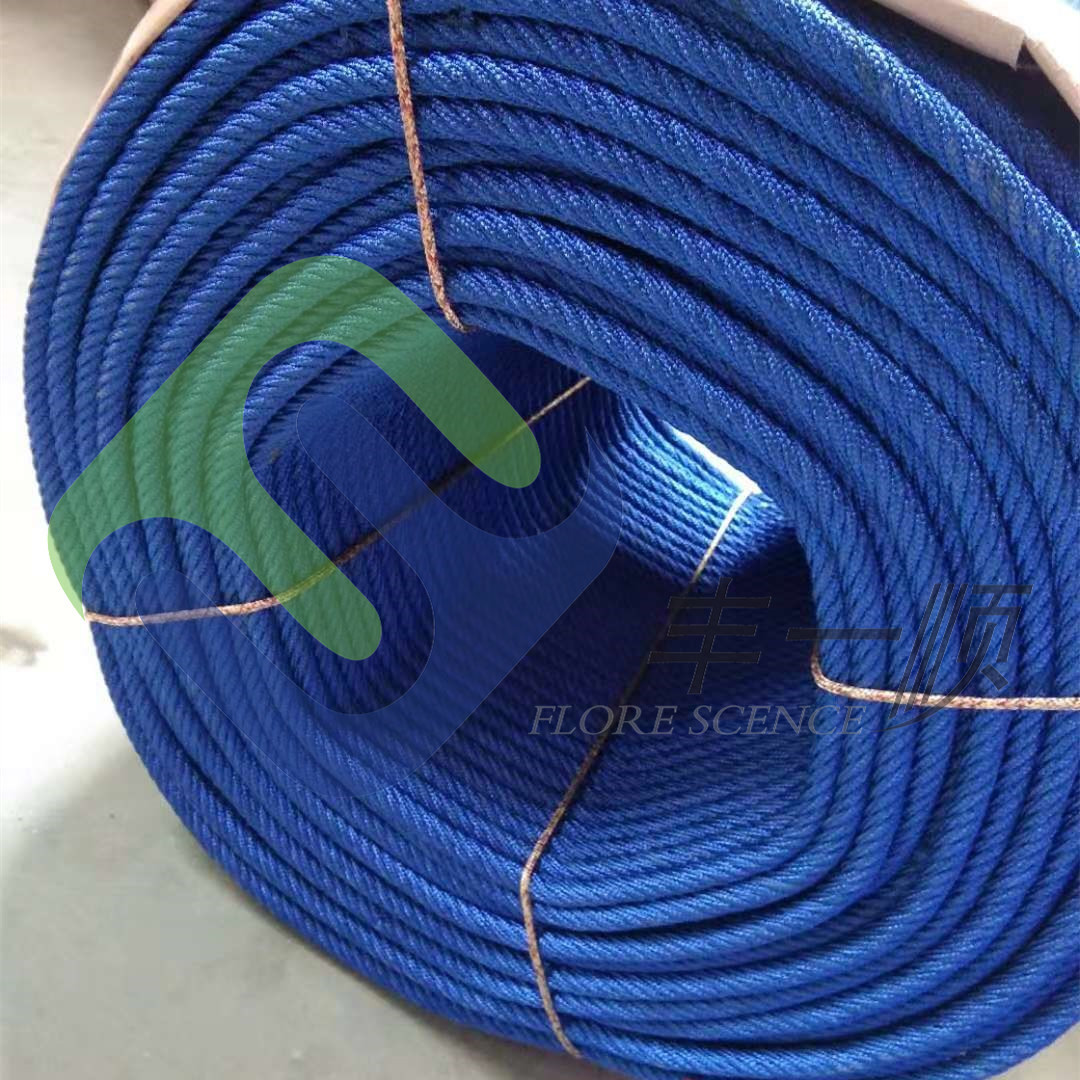 Mixed Colored 18mmx250m Playground Climbing Combination Wire Rope With 6x19 FC