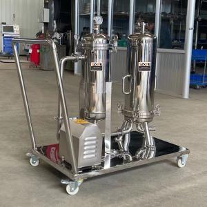 Quality Trolley Movable Filter Housing Multi Stage 10 Inch Oil Industrial Filtration System wholesale