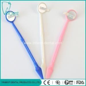 Quality 175mm PC Disposable Dental Mirror With Spatula wholesale