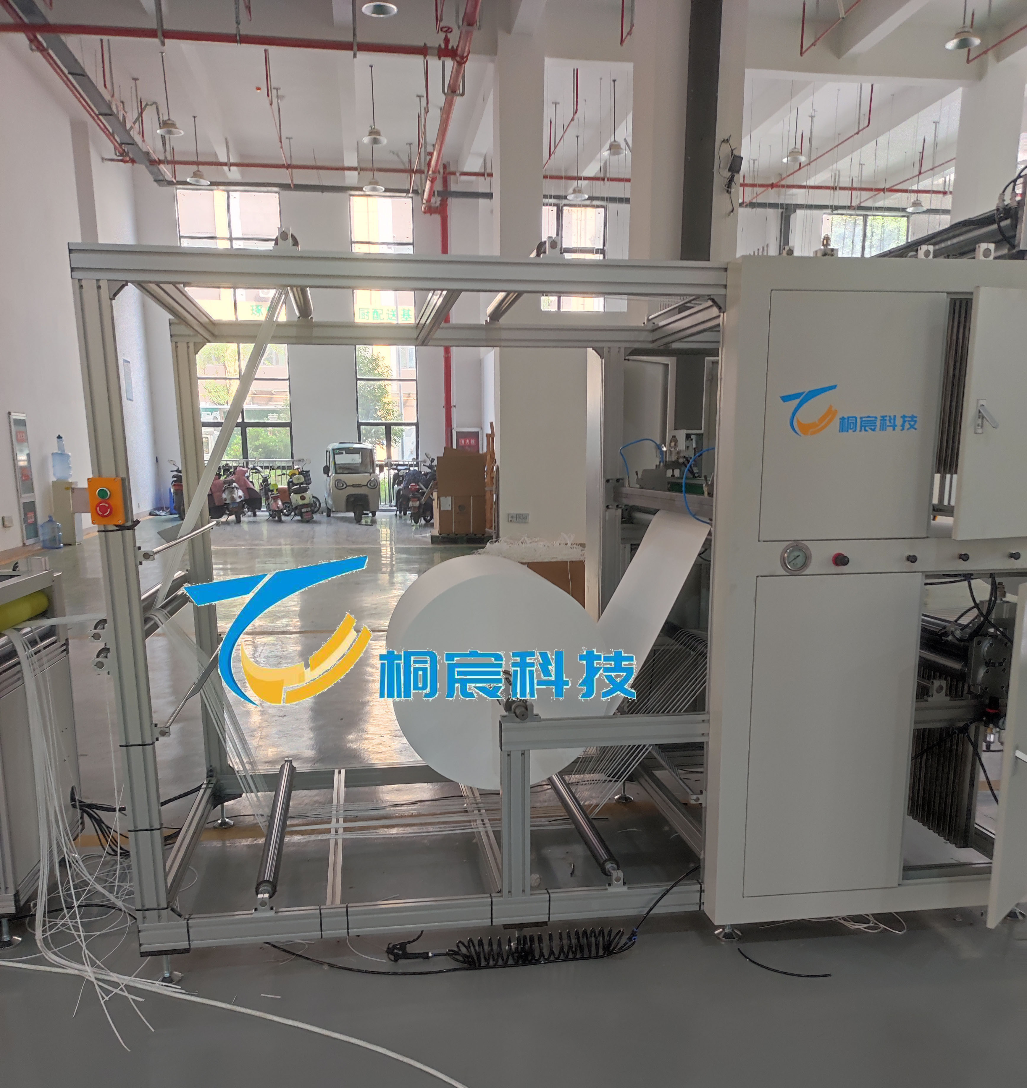 Glass Fiber Pleating Machine Clean Filter Production Line 220V