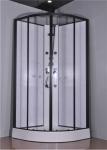 Bathroom Shower Cabins , Shower Units 850 X 850 X 2250 mm Black aluminium