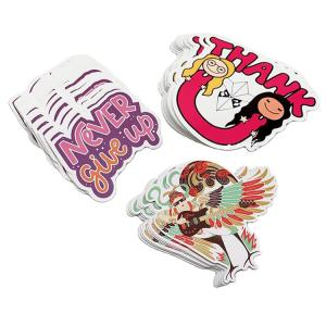 Quality Self Adhesive Custom Printed Gold Foil Stickers PVC Vinyl wholesale